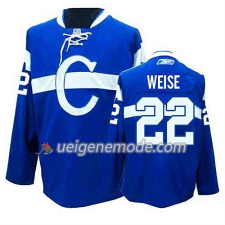 Reebok Herren Eishockey Montreal Canadiens Trikot Dale Weise #22 Ausweich Bleu
