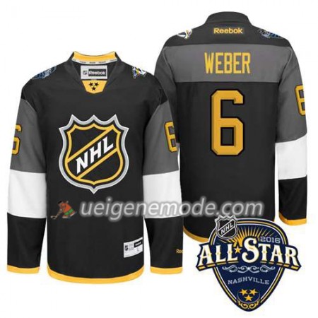 2016 All Star Eishockey Premier-Nashville Predators Trikot Shea Weber #6 Schwarz