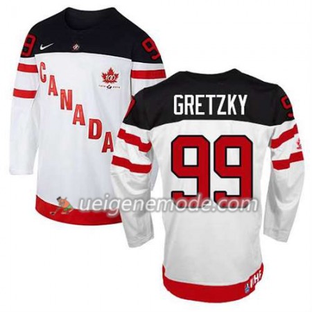 Kinder Eishockey Olympic-Canada Team Trikot Wayne Gretzky #99 100th Anniversary Weiß