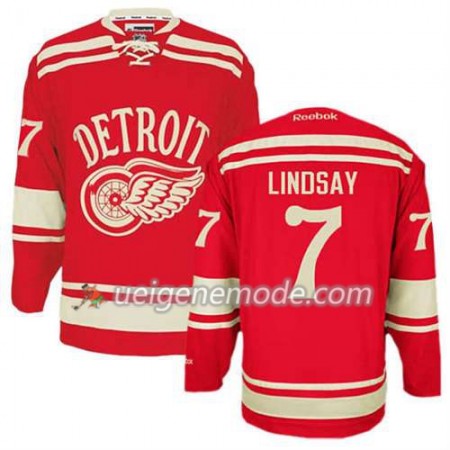Reebok Herren Eishockey Detroit Red Wings Trikot Ted Lindsay #7 2014 Winter Classic Rot