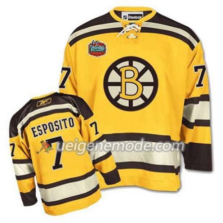Reebok Herren Eishockey Boston Bruins Trikot Phil Esposito #7 Winter Classic Gold
