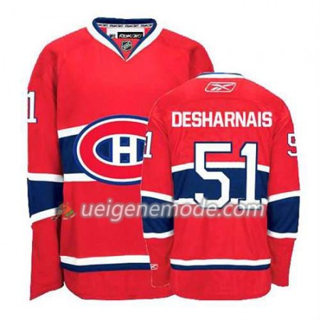 Reebok Herren Eishockey Montreal Canadiens Trikot David Desharnais #51 Heim Rot