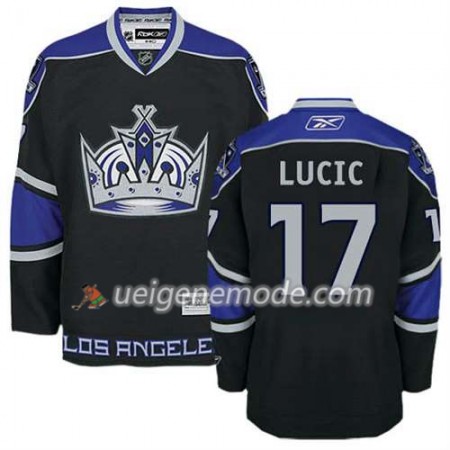 Reebok Herren Eishockey Los Angeles Kings Trikot Milan Lucic #17 Ausweich Schwarz