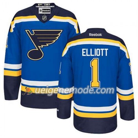 Reebok Herren Eishockey St. Louis Blues Trikot Brian Elliott #1 Heim Blau