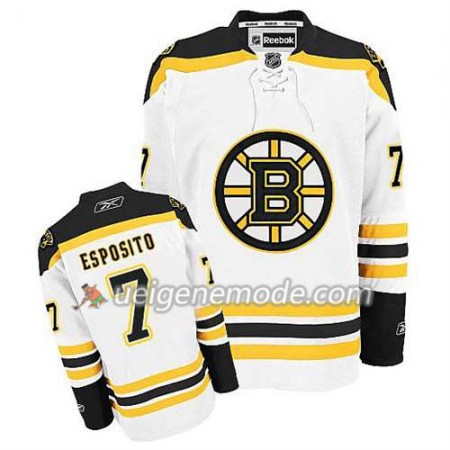 Reebok Herren Eishockey Boston Bruins Trikot Phil Esposito #7 Auswärts Weiß