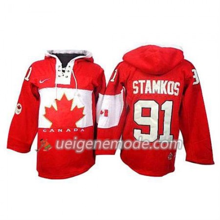 Kinder Eishockey Olympic-Canada Team Trikot Steven Stamkos #91 Premier Olympic Rot