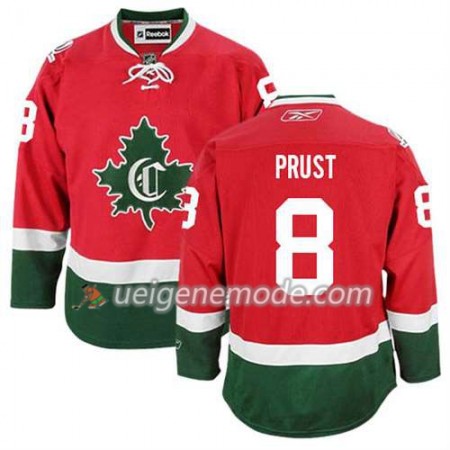 Reebok Herren Eishockey Montreal Canadiens Trikot Brandon Prust #8 Ausweich Nue Rot