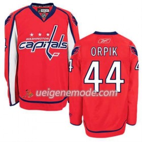 Reebok Herren Eishockey Washington Capitals Trikot Brooks Orpik #44 Heim Rot