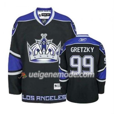 Reebok Herren Eishockey Los Angeles Kings Trikot Wayne Gretzky #99 Ausweich Schwarz