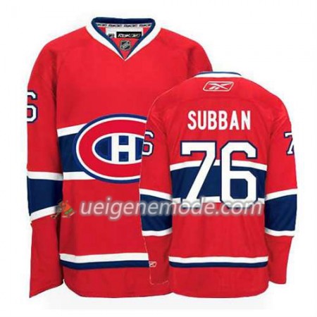 Reebok Herren Eishockey Montreal Canadiens Trikot P.K Subban #76 Heim Rot