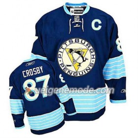 Reebok Herren Eishockey Pittsburgh Penguins Trikot Sidney Crosby 87 Blau Ausweich