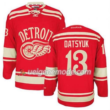Reebok Herren Eishockey Detroit Red Wings Trikot Pavel Datsyuk #13 2014 Winter Classic Rot