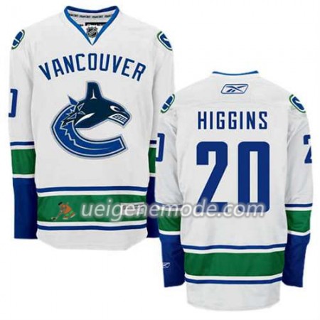 Reebok Herren Eishockey Vancouver Canucks Trikot Chris Higgins #20 Auswärts Weiß
