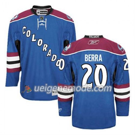 Reebok Herren Eishockey Colorado Avalanche Trikot Reto Berra #20 Ausweich Bleu