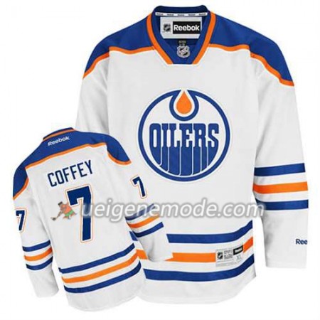 Reebok Herren Eishockey Edmonton Oilers Trikot Paul Coffey #7 Auswärts Weiß