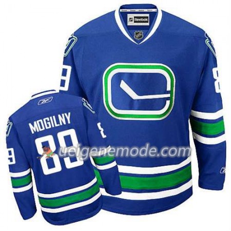 Reebok Herren Eishockey Vancouver Canucks Trikot Alexander Mogilny #89 Ausweich Blau