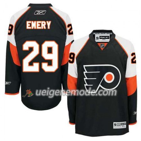Reebok Herren Eishockey Philadelphia Flyers Trikot Ray Emery #29 Ausweich Schwarz
