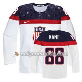 Reebok Herren Eishockey Premier Olympic-USA Team Trikot Patrick Kane #88 Heim Weiß