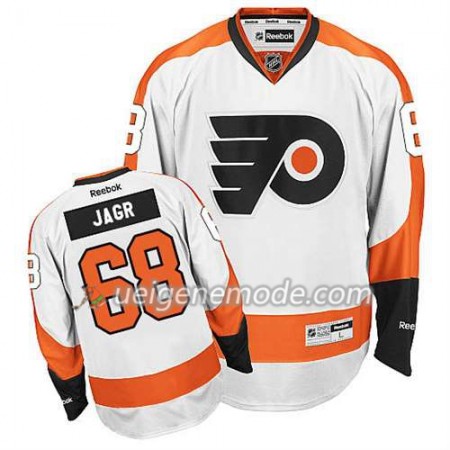 Reebok Herren Eishockey Philadelphia Flyers Trikot Jaromir Jagr #68 Auswärts Weiß