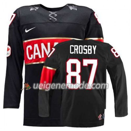 Kinder Eishockey Olympic-Canada Team Trikot Sidney Crosby #87 Ausweich Schwarz