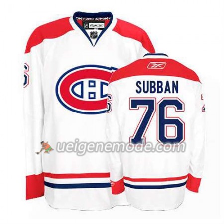 Reebok Herren Eishockey Montreal Canadiens Trikot P.K Subban #76 Auswärts Weiß