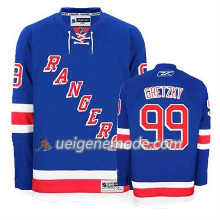 Reebok Herren Eishockey New York Rangers Trikot Wayne Gretzky #99 Heim Blau