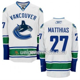 Reebok Herren Eishockey Vancouver Canucks Trikot Shawn Matthias #27 Auswärts Weiß