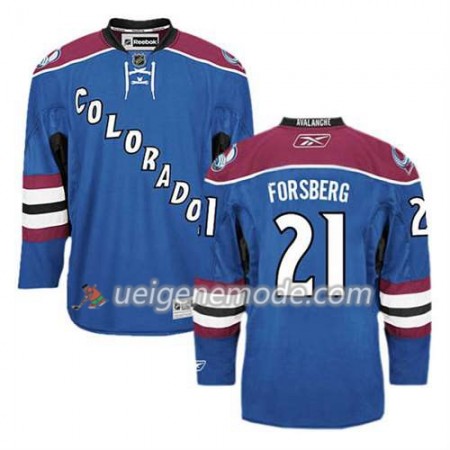 Reebok Herren Eishockey Colorado Avalanche Trikot Peter Forsberg #21 Ausweich Bleu