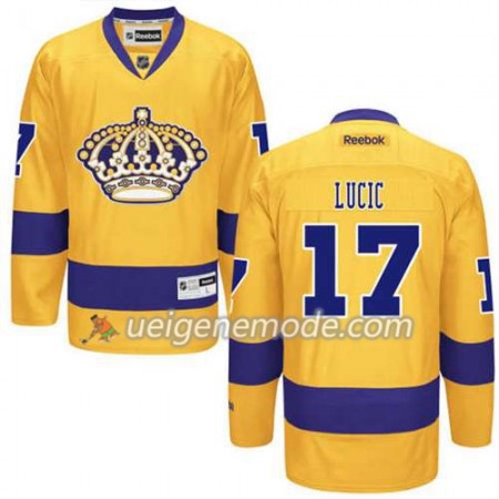 Reebok Herren Eishockey Los Angeles Kings Trikot Milan Lucic #17 Ausweich Gold