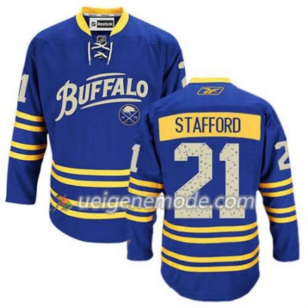 Reebok Herren Eishockey Buffalo Sabres Trikot Drew Stafford #21 Ausweich Blau