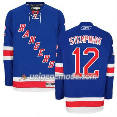 Reebok Herren Eishockey New York Rangers Trikot Lee Stempniak #12 Heim Blau