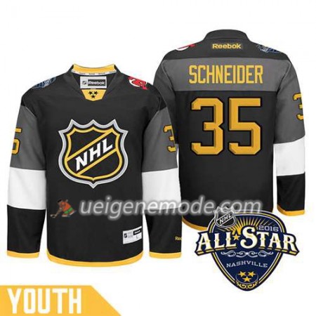 Kinder 2016 All Star Eishockey Premier-New Jersey Devils Trikot Cory Schneider #35 Schwarz