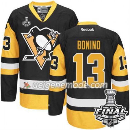 Reebok Eishockey Pittsburgh Penguins Trikot Nick Bonino #13 Ausweich 2016 Stanley Cup