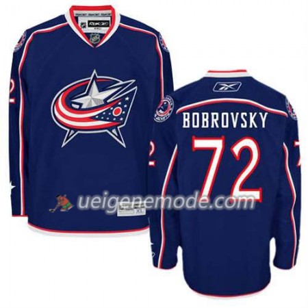 Reebok Herren Eishockey Columbus Blue Jackets Trikot Sergei Bobrovsky #72 Heim Blau