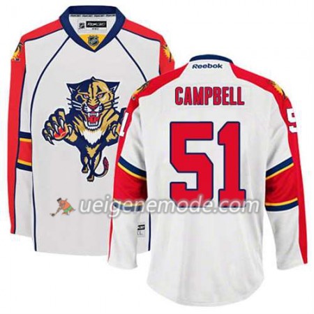 Reebok Herren Eishockey Florida Panthers Trikot Brian Campbell #51 Auswärts Weiß