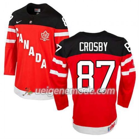 Kinder Eishockey Olympic-Canada Team Trikot Sidney Crosby #87 100th Anniversary Rot