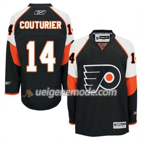 Reebok Herren Eishockey Philadelphia Flyers Trikot Sean Couturier #14 Ausweich Schwarz
