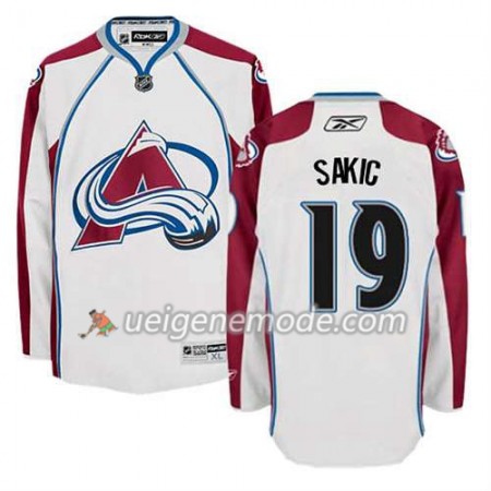 Reebok Herren Eishockey Colorado Avalanche Trikot Joe Sakic #19 Auswärts Weiß