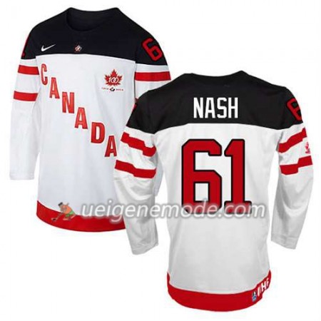 Reebok Herren Eishockey Olympic-Canada Team Trikot Rick Nash #61 100th Anniversary Weiß