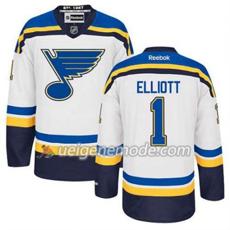 Reebok Herren Eishockey St. Louis Blues Trikot Brian Elliott #1 Auswärts Weiß