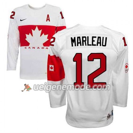 Kinder Eishockey Olympic-Canada Team Trikot Patrick Marleau #12 Heim Weiß