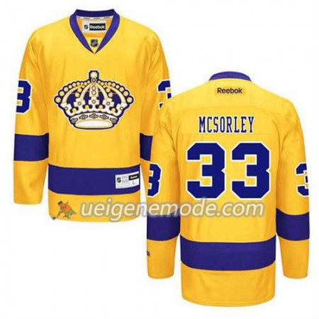 Reebok Herren Eishockey Los Angeles Kings Trikot Marty Mcsorley #33 Ausweich Gold