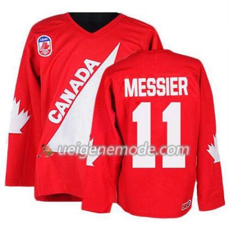 Reebok Herren Eishockey Olympic-Canada Team Trikot Mark Messier #11 Rot