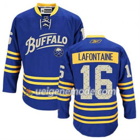 Reebok Herren Eishockey Buffalo Sabres Trikot Pat Lafontaine #16 Ausweich Blau
