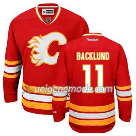 Reebok Herren Eishockey Calgary Flames Trikot Mikael Backlund #11 Ausweich Rot