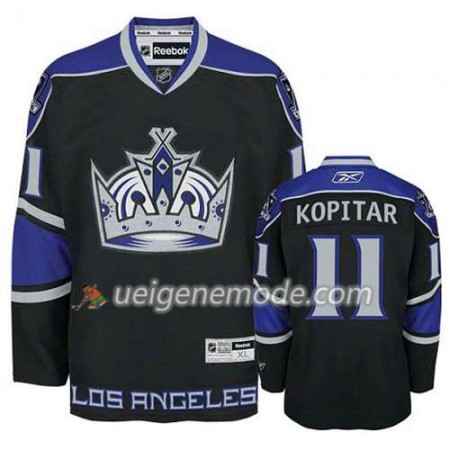 Reebok Herren Eishockey Los Angeles Kings Trikot Anze Kopitar #11 Ausweich Schwarz