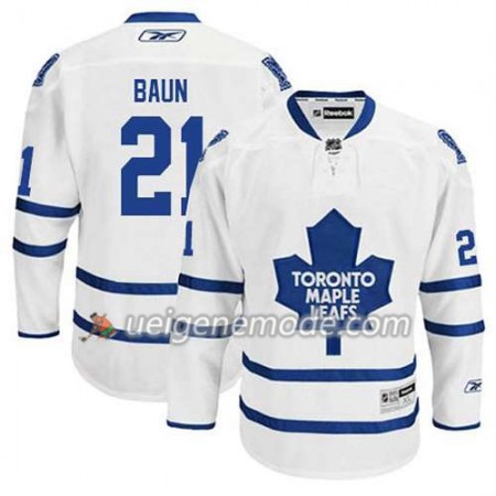 Reebok Herren Eishockey Toronto Maple Leafs Trikot Bobby Baun #21 Auswärts Weiß