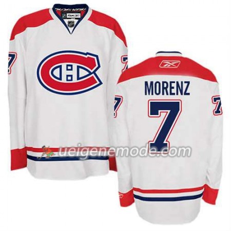 Reebok Herren Eishockey Montreal Canadiens Trikot Howie Morenz #7 Auswärts Weiß