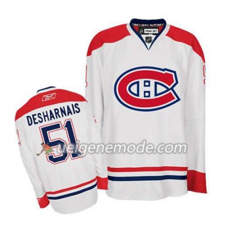 Reebok Herren Eishockey Montreal Canadiens Trikot David Desharnais #51 Auswärts Weiß