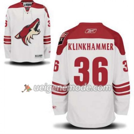 Reebok Herren Eishockey Phoenix Coyotes Rob Klinkhammer 36 Weiß Auswärts